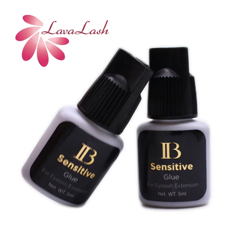 

5ml Korea IB Sensitive Eyelash Extension Glue Professional Original IB Black Cap Low Irritation False Lash Glue Makeup Tools