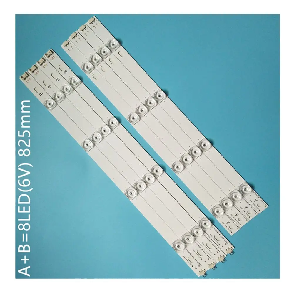 8PCS LED Streifen Für LG 42'' TV 42LF5600 42LB5800-ZM 42LB572V 42LB570V 42LB570U 42LB5700 42LF5800 42LB6500-UM 42LF560V 42LX530S