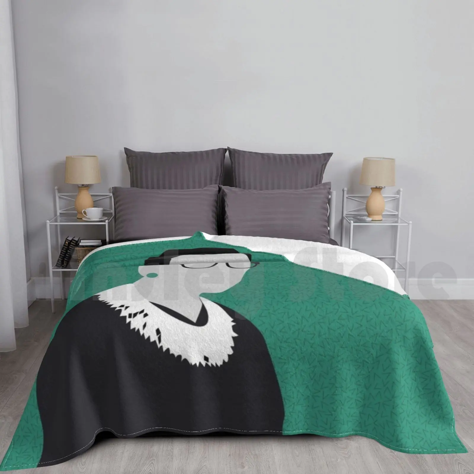 Ruth Bader Ginsburg Rbg avocat cadeau couverture pour canapé-lit voyage Ruth Bader Ginsburg avocat cadeau notoire Rbg
