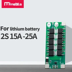 2s 3.2v 3.7V bms 10A 15A 25A li-ion LiFePo4 6.4v 7.4V 18650 wspólny port płyta ochronna płytka pokrywa baterii litowej pcm