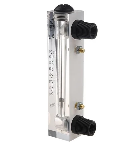 Flow Meter LZM-15Z Liquid Rotameter Plastic PVC Air Flow Meter Gas Float Flowmeter Water With Valve for Liquid Compressed Air