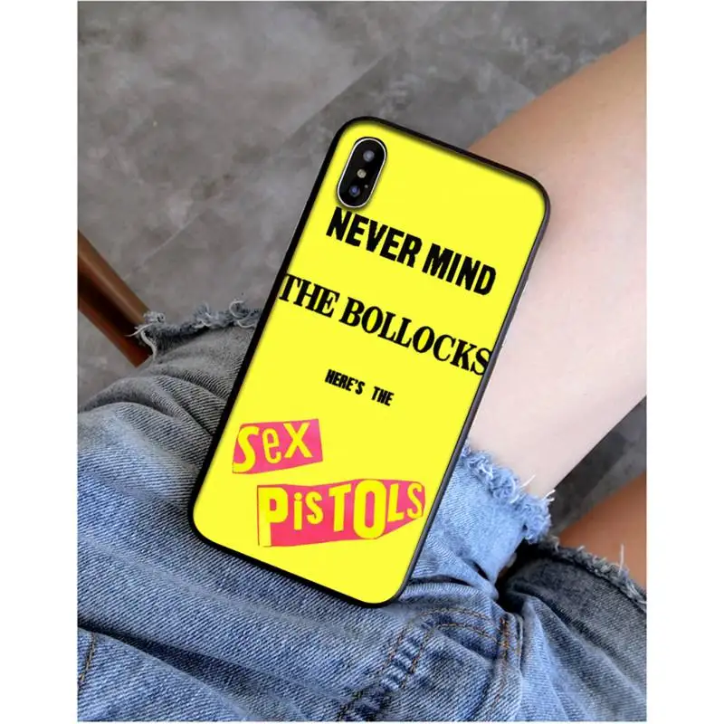 YNDFCNB Punk rock Sex Pistols Phone Case Cover for iphone 11 12 mini Pro Max X XS MAX 6 6s 7 8 plus 5 5S 5SE XR SE2020