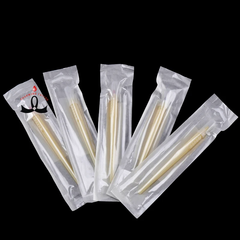 10pcs/lot package Disposable Microblading Pen U Blade 3D Manual Embroidery Pen for Permanent Makeup