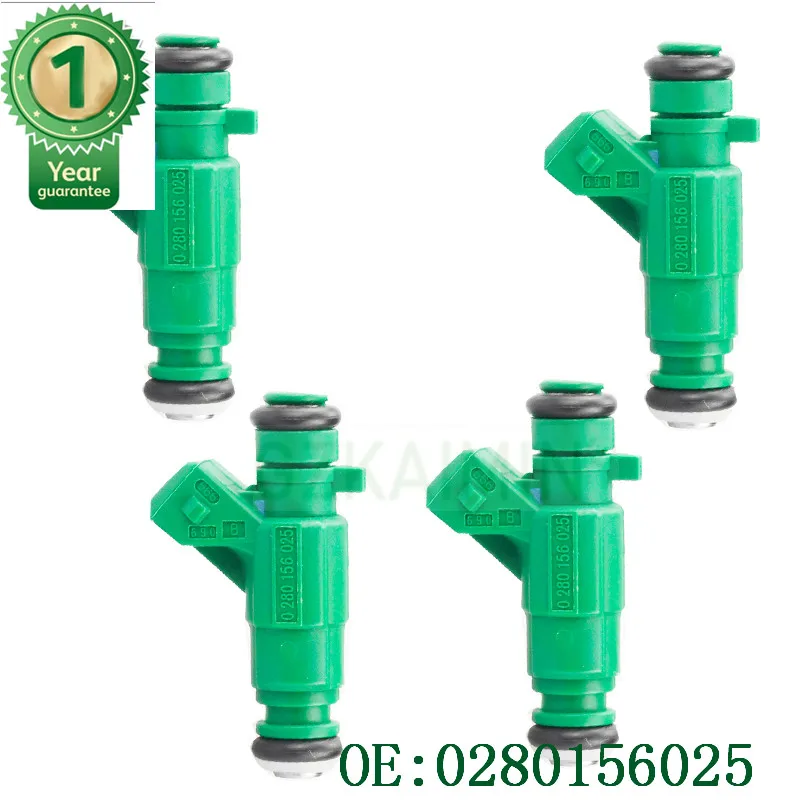 

4x Fuel Injectors Nozzle 0280156025 1984E6 96353649 31049 FI1148 fit for CITROEN C2 C3 for PEUGEOT 206 106