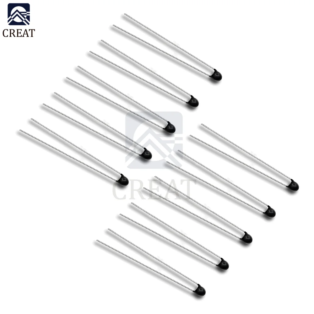 10Pcs/Lot NTC Thermistor For Temperature Measurement MF52AT MF52 MF52B 3950 NTC 5% Thermal Resistor 10k 50k 100k