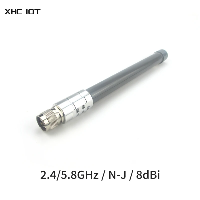 

2.4GHz 5.8GHz Omnidirectional WIFI Antenna Omni Fiberglass High Gain 8dBi NJ Outdoor Waterproof Router Modem Aerial TXWF-BLG-26