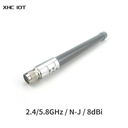 2.4GHz 5.8GHz Omnidirectional WIFI Antenna Omni Fiberglass High Gain 8dBi NJ Outdoor Waterproof Router Modem Aerial TXWF-BLG-26