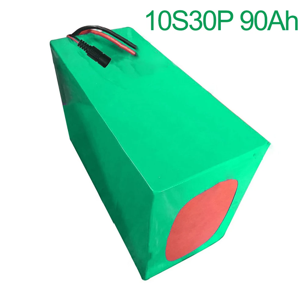 

36V 90Ah 10S30P 18650 Li-ion Battery Pack E-Bike Ebike electric bicycle 42V 300x195x140mm