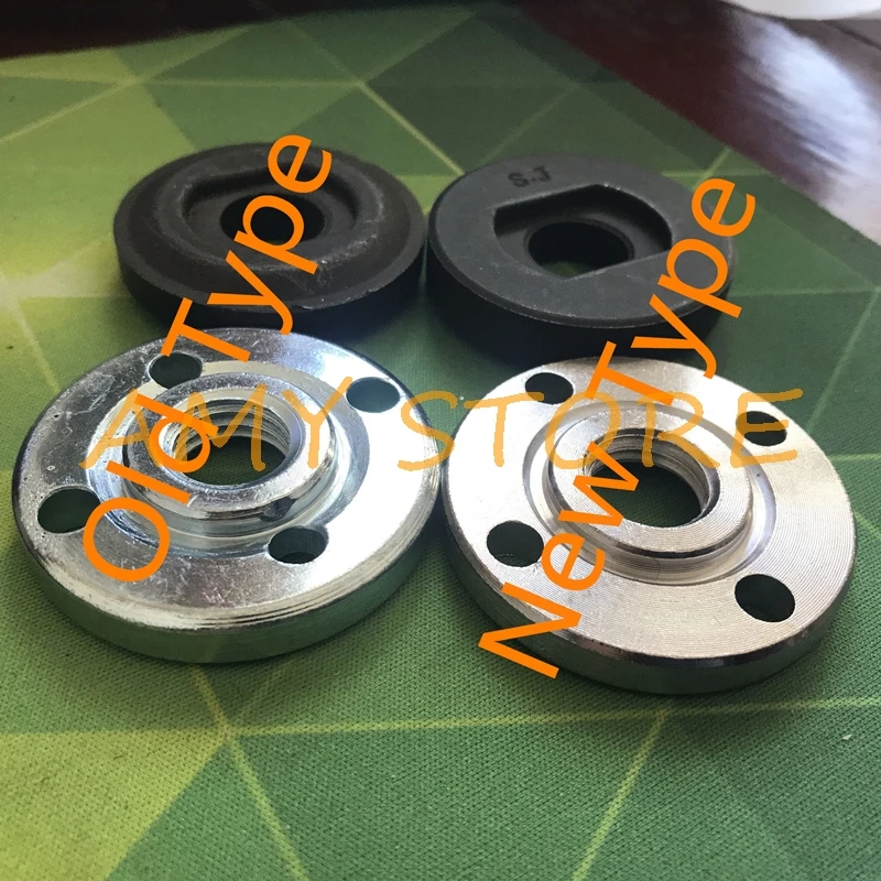 One Set(2pcs) Angle Grinder Spare Part Round Clamp Inner Outer Flange for Bosch GWS20-180 125 150