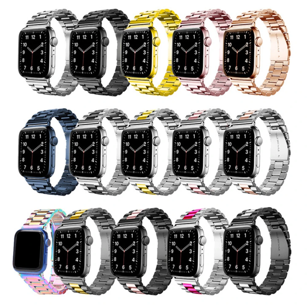 Metal Strap For Apple Watch Band 44mm 40mm iWatch Series 42mm 38mm Stainless Steel Bracelet Loop 41mm 45mm Apple Watch 7 SE654