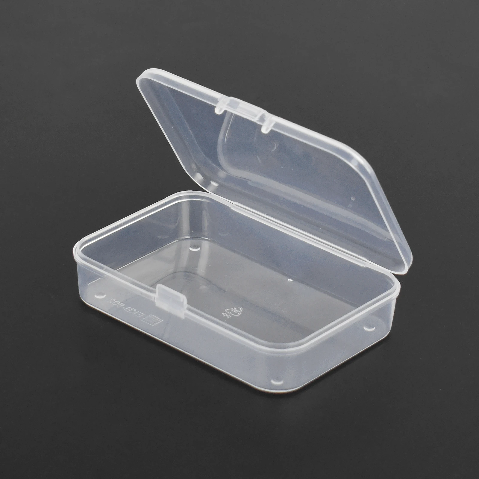 NEWACALOX-Caja de Herramientas de almacenamiento de componentes, caja de piezas de plástico electrónico transparente para herramienta, SMD SMT, 10 Uds.