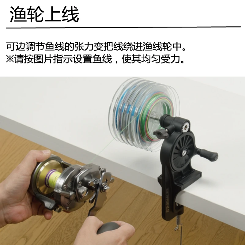 Japan Brand DAIICHISEIKO  3.5:1 Gear Ratio 8 Dia. *100 Mm One Shafts Recycler Fishing Line Winder