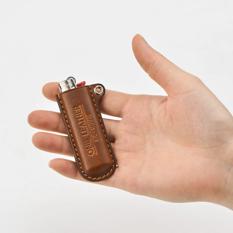 one leather Lighter Shell for BIC J3 Lighter Leather Case W2088-1A