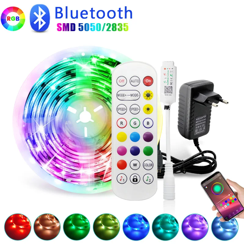 

Led Strip Lights RGB 5050 2835 Waterproof 5M-30M Wifi Phone Control Led Flexible Ribbon Tape for TV Backlight Room Home Party