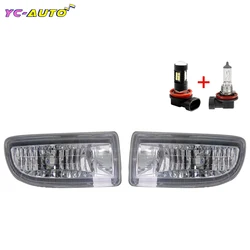 Front Bumper Fog Light Headlight Fog Lights Fog Bumper Foglights For Toyota Land Cruiser 100 LC100 1998-2007 LED Driving Lamp