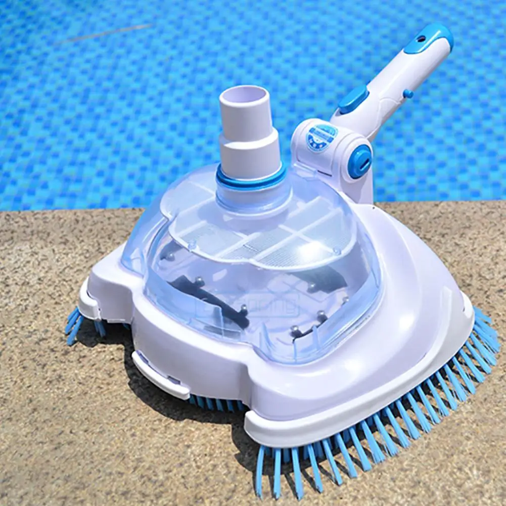 Adjustable Angle Vacuum Head Brush Cleaner Pool Suction Head Brush Cleaner Flexible Cleaning Accessories