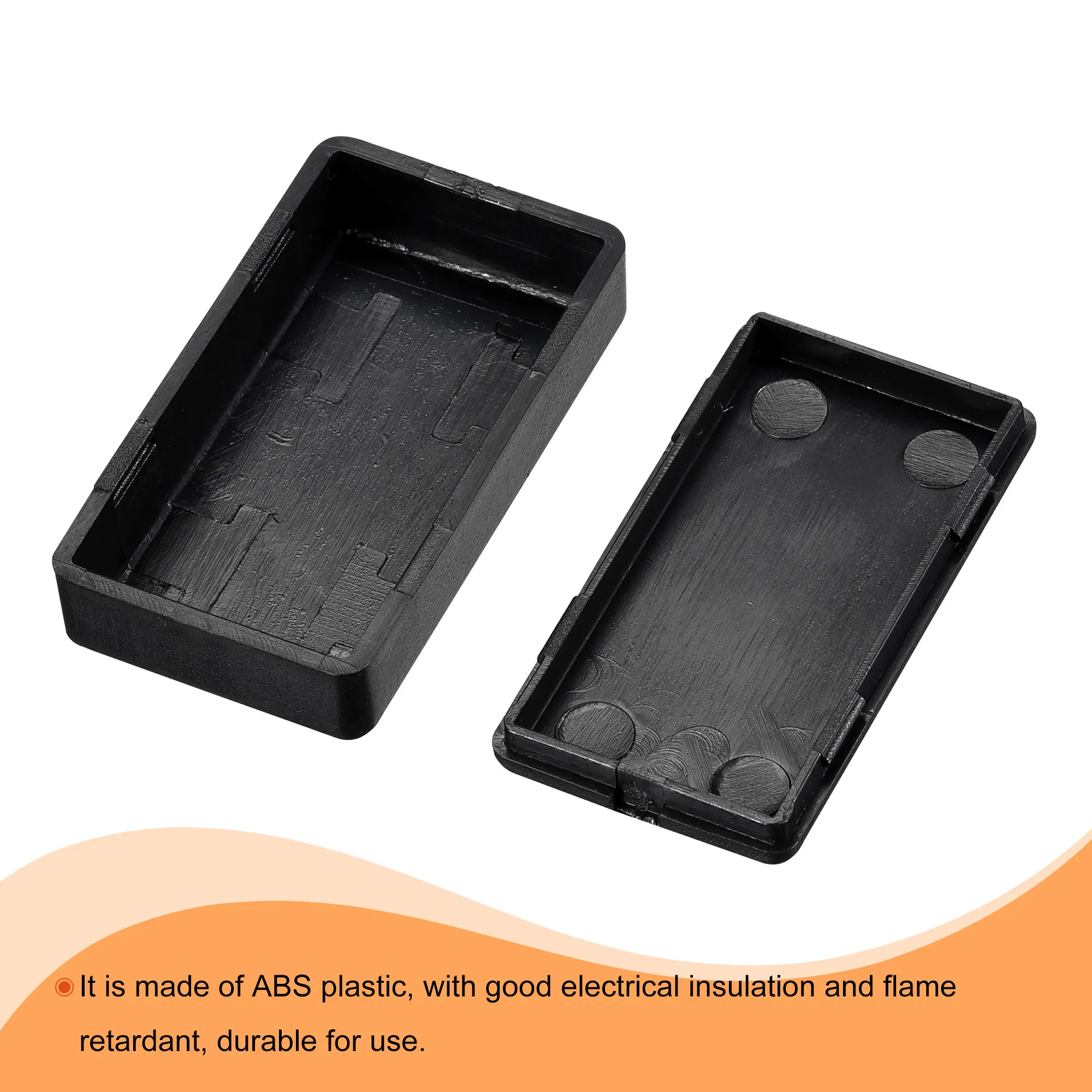 5pcs 50x28x15mm Mini Dustproof ABS Plastic Project Box Junction Box Housing Instrument Case Enclosure Box Electronic Supplies