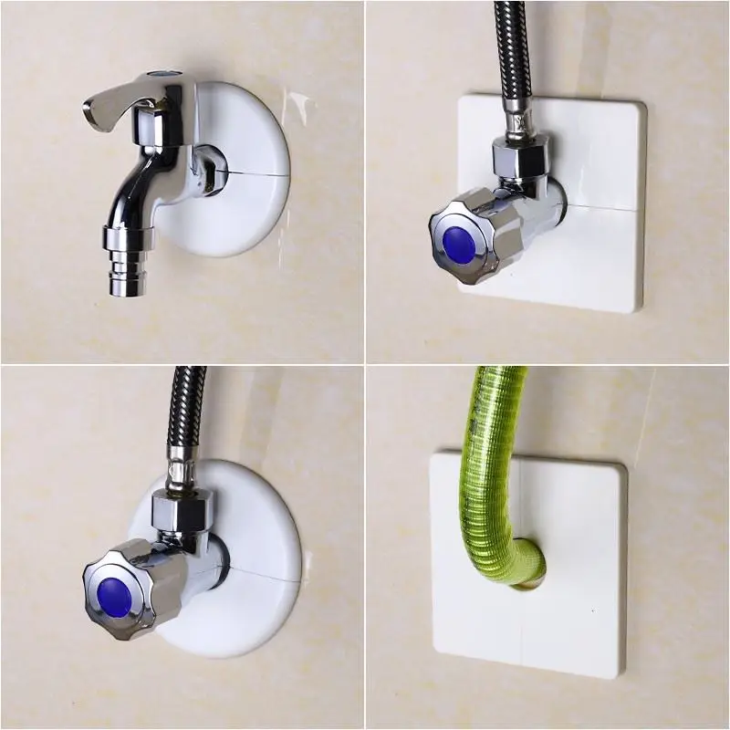 Plastic pipe Dust plugs wall Reserved hole cover Snap-on Panel Decor cap for Air-conditioning Cable Wire Outlet Port protector