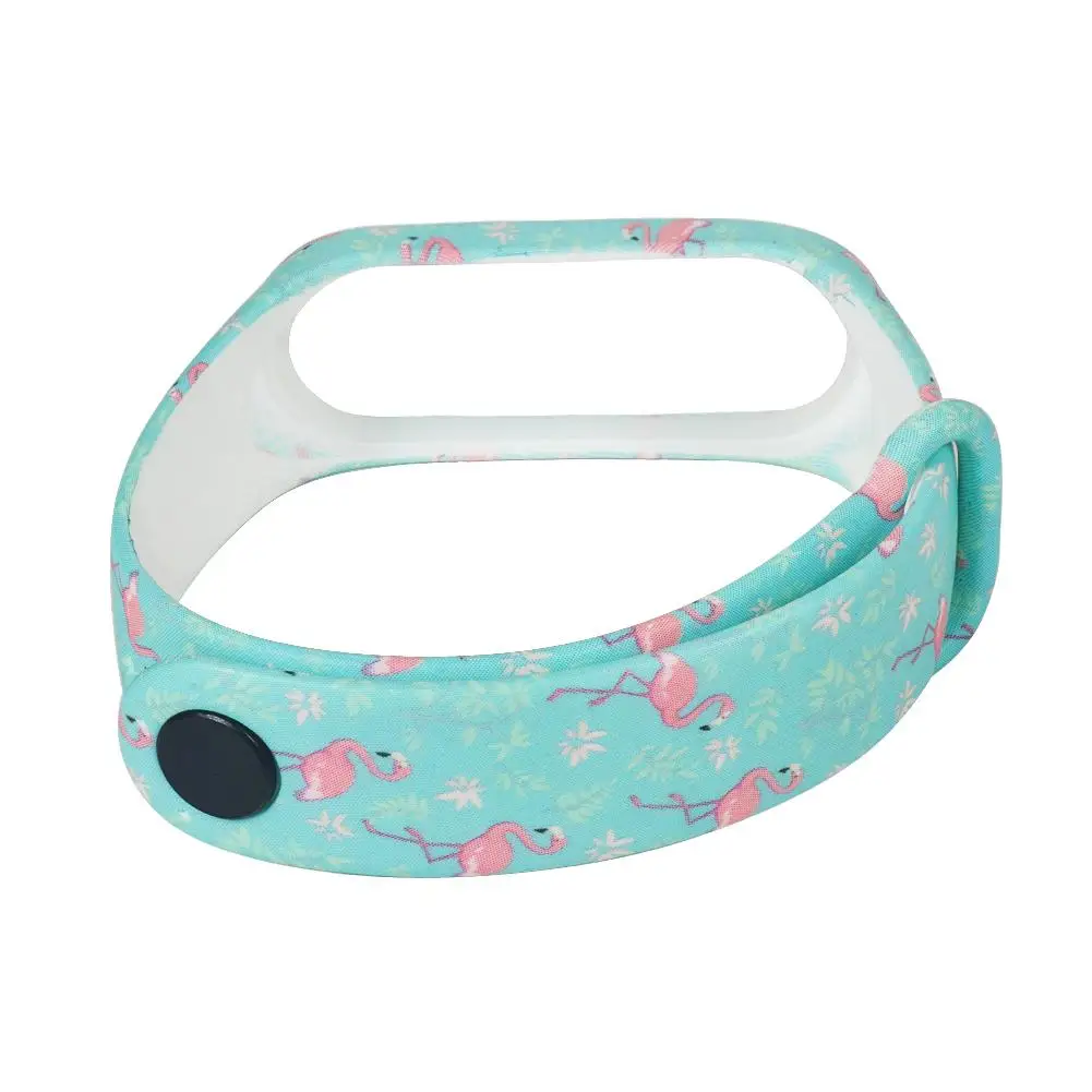 Xiaomi 팔찌 4 Mi Band 4 페인트 패턴 맞춤형 인쇄 교체 스포츠 시계, 실리콘 손목 스트랩 범용 밴드 3