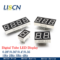 5Pcs 0.28 Inch Digital Tube LED Display 1Bit 2Bit 3Bit 4Bit Display Common Anode / Cathode 0.28\