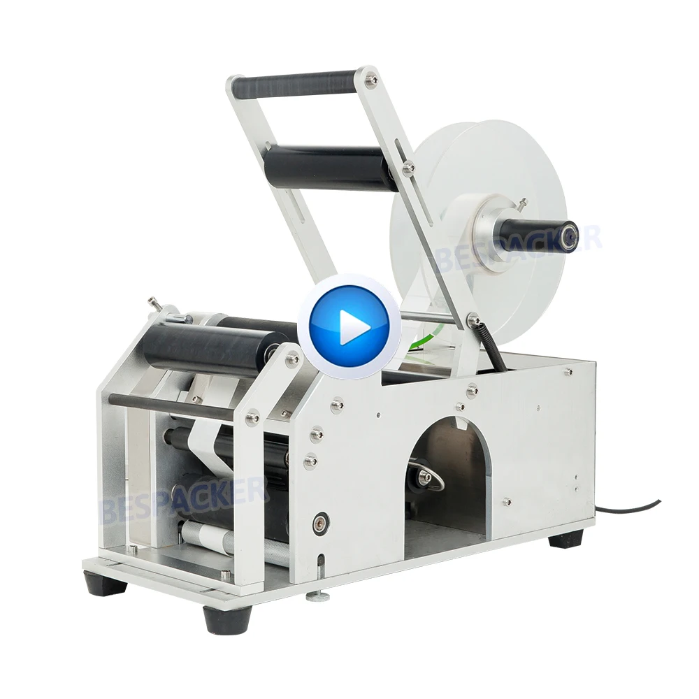 Bespacker XT-50 High Efficiency Semi-Auto Round Bottle Labelling Machine