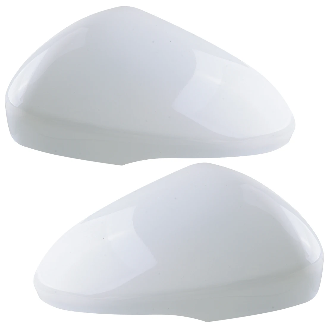 1 Pair White Car Side Rearview Mirror Cover Cap Decoration Fit For Ford Fusion 2014 2015 2016 2017 2018 2019 2020