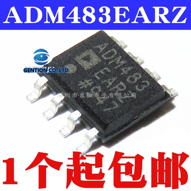 

10PCS ADM483EARZ ADM483EAR ADM483 SOP8 transceiver chip in stock 100% new and original