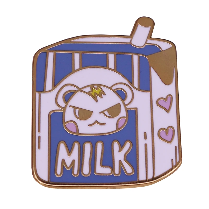 Animal Crossing Marshal Milk Enamel Pin Smug squirrel villager Badge polite marshmallow elf Brooch he's easy to get along with