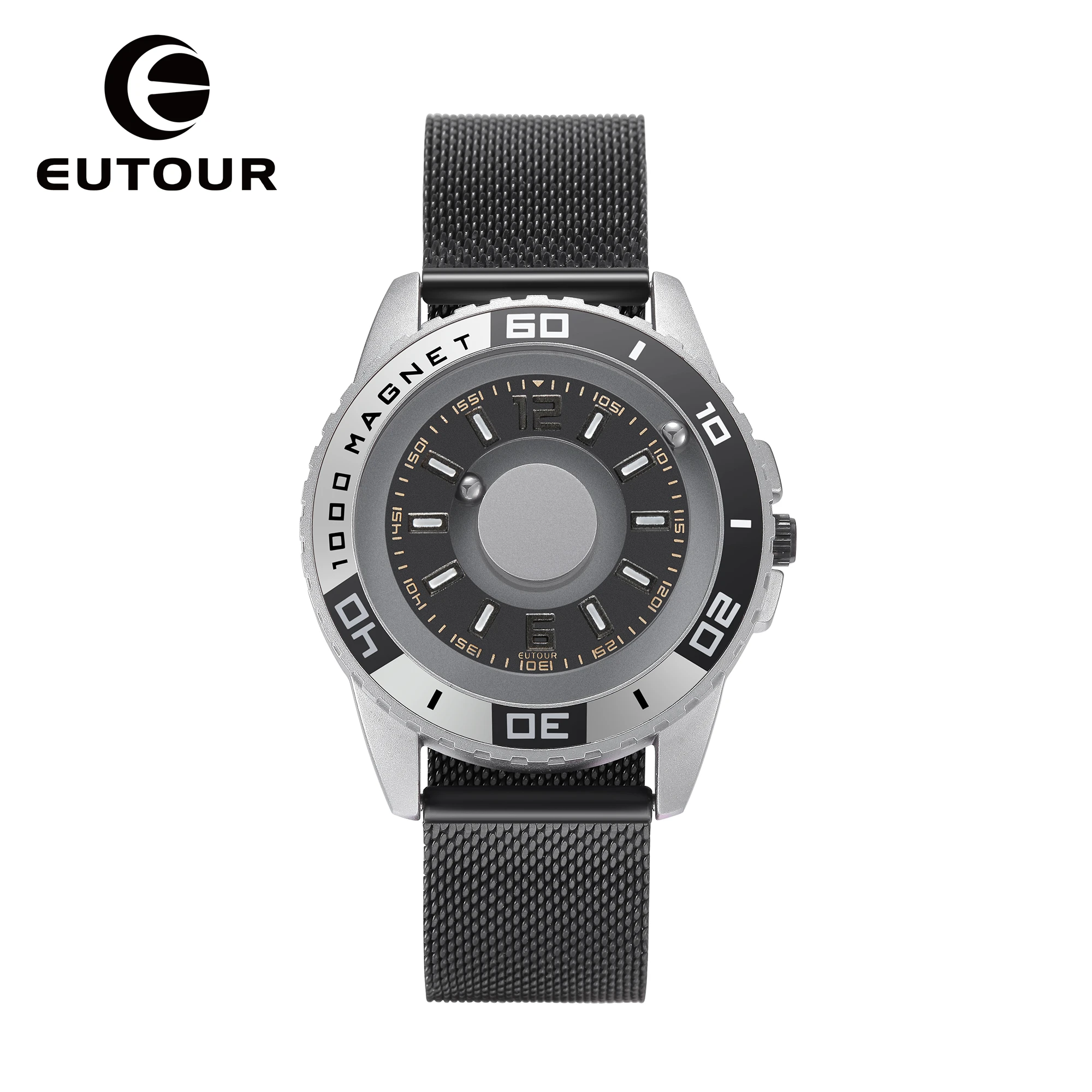 EUTOUR  Quartz Watch Men\'s Luxury Sports Design Shell Original Magnetic Watch Fashion Simple Watch Belt Men\'s Watch Gift