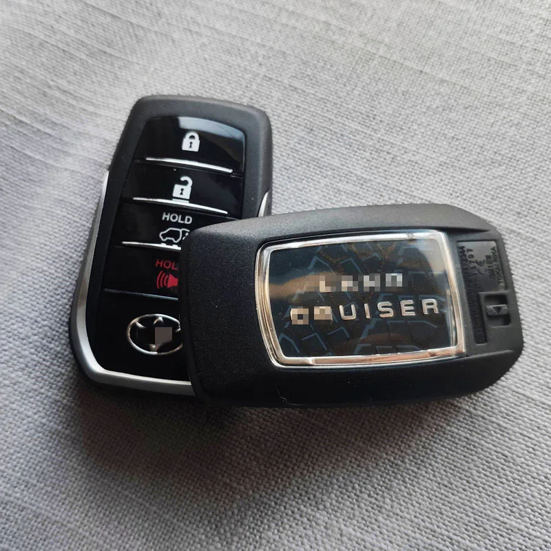 OEM-funda para llave de coche, soporte para llave, actualización para Toyota Land Cruiser 200, FJ200, 2008, 2010, 2011, 2012, 2013, 2015, 2016,