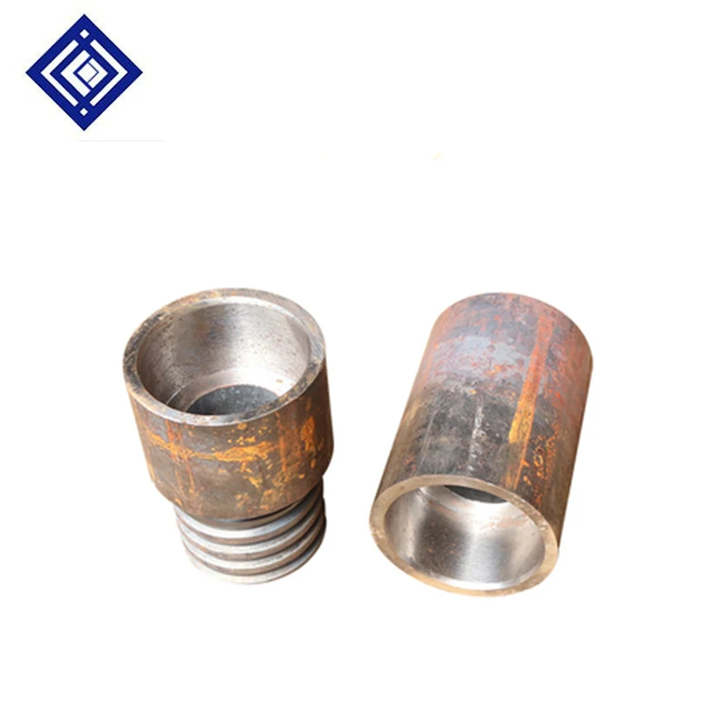 1 Set Drill Pipe Joint Taper Thread Joints Spiral Drill Stem Joint of Water Well Drilling Machine Accessories