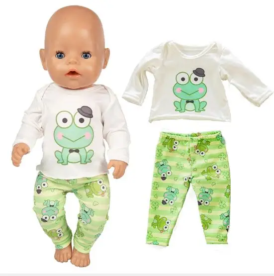 Hot Fashion Set Doll clothes Wear fit for 43cm/17inch baby Doll,  (only sell clothes)