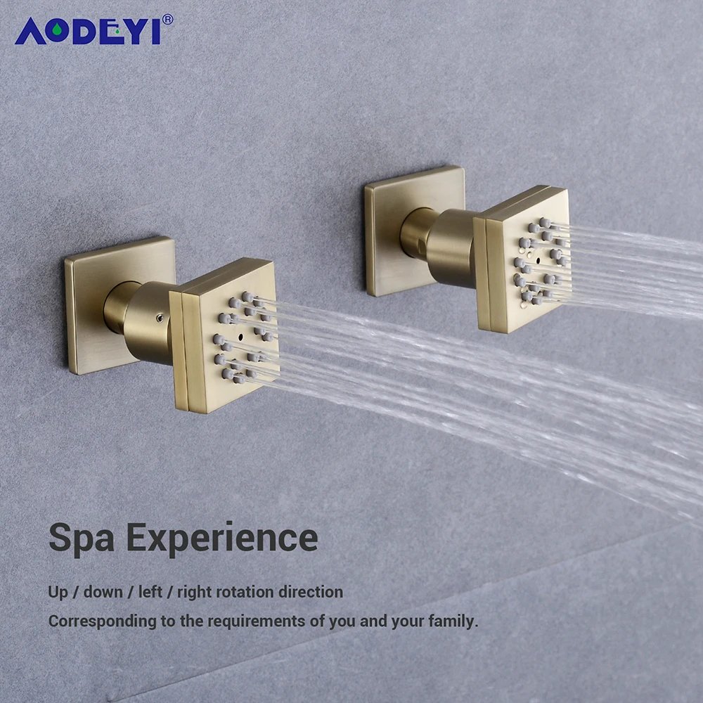 Sproeikop Body Jet Hydraulisch - Shower Body Jet Massage Spray Square recensie en prijs