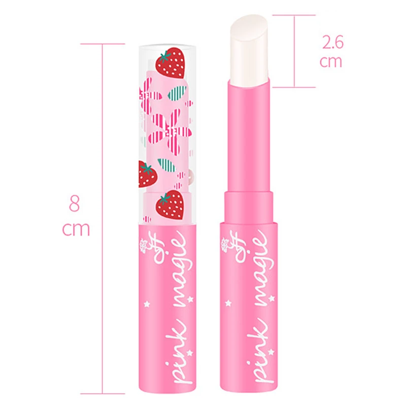 1PC Pink Baby Lips Nude Makeup Lipstick Matte Cosmetic Waterproof Jelly Lips Balm W09