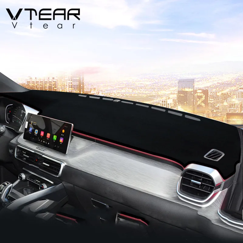 Vtear For Geely Coolray sx11 BelGee X50 interior dashboard cover Non-slip pad Dash mat car styling Carpet accessories parts 2022