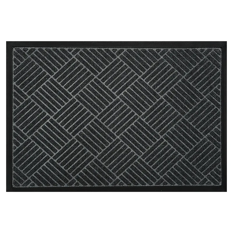 Nordic Household Rubber Floor Mats Entrance Mat Non-slip Wear-resistant Polypropylene Dust Removal Foot Mat Carpet