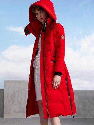 OVERSIZE brandneue 2024-Winterjacke für Damen, Daunenjacken, schlankes Daunenkleidungsstück, lange Entendaunen-Oberbekleidung, schlanker Outdoor-Parka für Damen