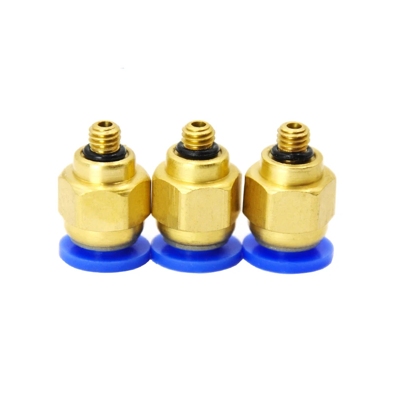 High Quality 10pcs BSPT PC6-M5, 6mm to M5 Pneumatic Connectors Ｍale Ｓtraight Ｏne-Touch Fittings