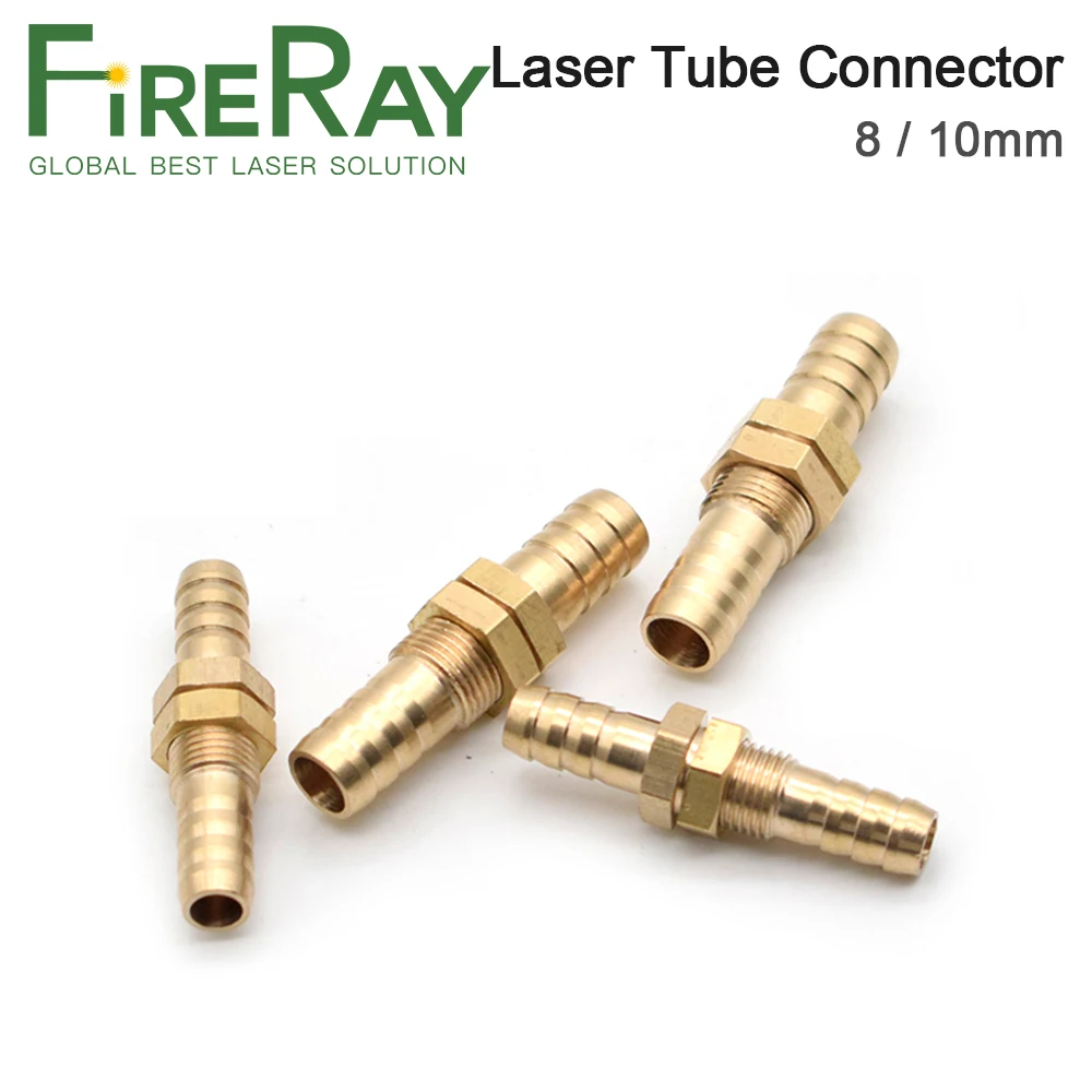 FireRay Through Plate Connector Brass Baffle Pagoda Joint Plate Hose Tracheal Baffle Joint Gas Nozzle Joint 8mm 10mm