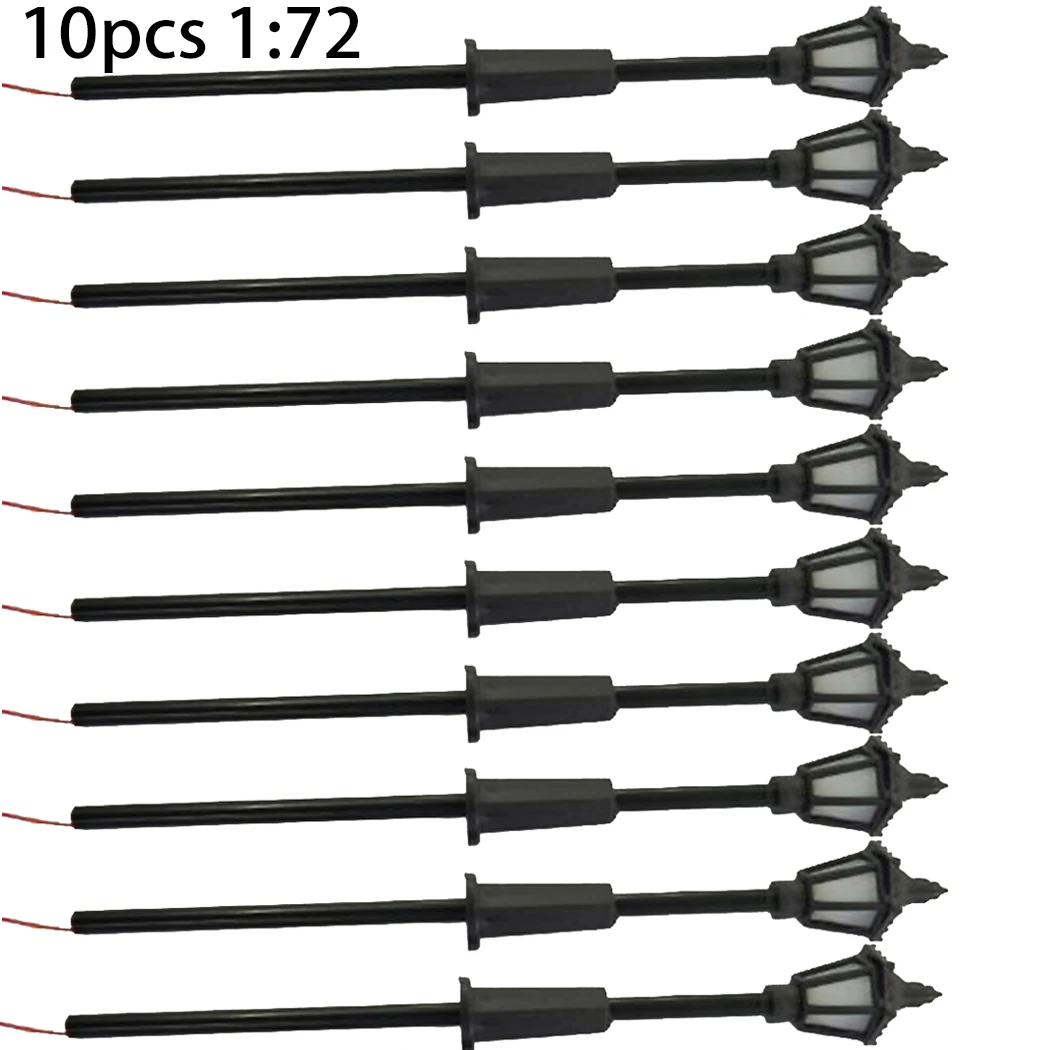 

Street Lights Models Lights Models Set of 10 LED Plastic Street Lights for 1 72 Scale Model Trains and 00 Gauge Railway Layouts