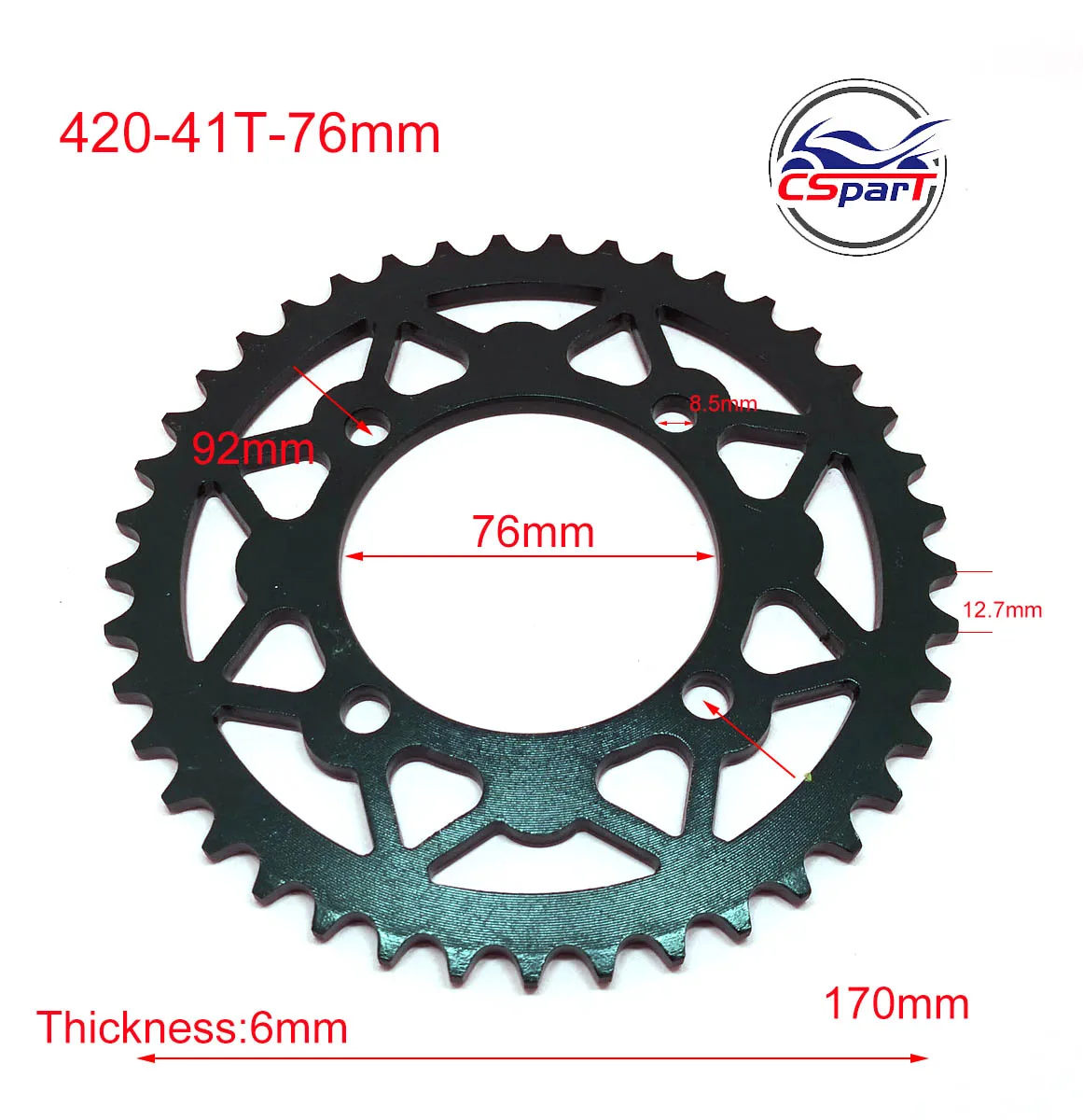 

41 Tooth 420 76mm SDG Rear Sprocket XR50 CRF50 CRF70 Pit Dirt ATV Quad Ko Gart Bike 50CC 70CC 90CC 110CC 125CC 140CC 200CC 250CC