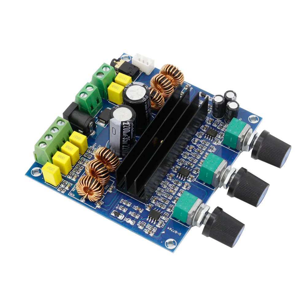 YX596 high-power digital power amplifier board 2.1 channel subwoofer module TPA3116D2 power 2*80W+100