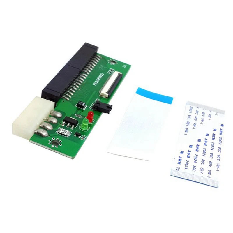 With cable for connecting 1.8ZIF hard drive to 3.5 inch IDE slot,ZIF CE 1.8 micro drive 50-pin to 3.5-inch IDE 40-pin PC adapter