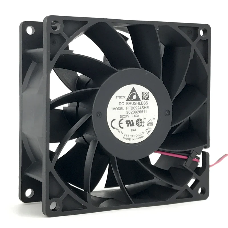 Original FFB0924SHE DC24V 0.60A 9038 9CM inverter chassis large air volume fan