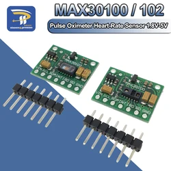 Low Power MAX30102 Heart Rate Pulse Breakout Board For Arduino / Blood Oxygen Sensor Module MAX30100 Pulse Oximeter