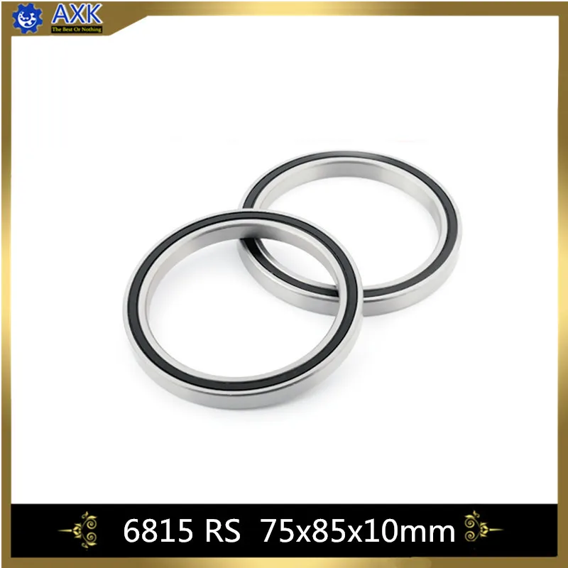 6815 2RS 6815 RS  ABEC-1 (2PCS)  75x95x10MM  Metric Thin Section Deep Groove ball  Bearings 61815 RS