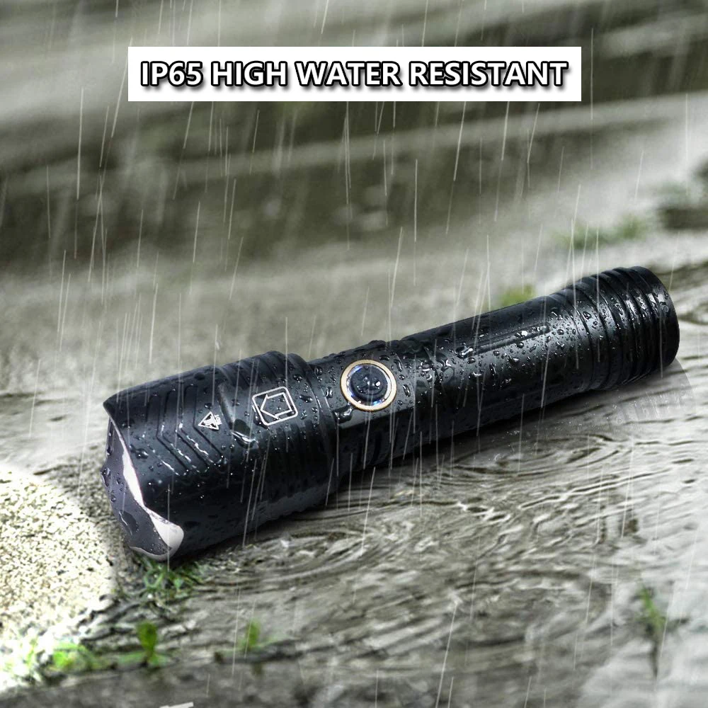 Super Bright XHP160 LED Flashlight Powerful XHP99 Waterproof Torch USB Rechargeable 18650 Lantern Portable Zoom Camping Light