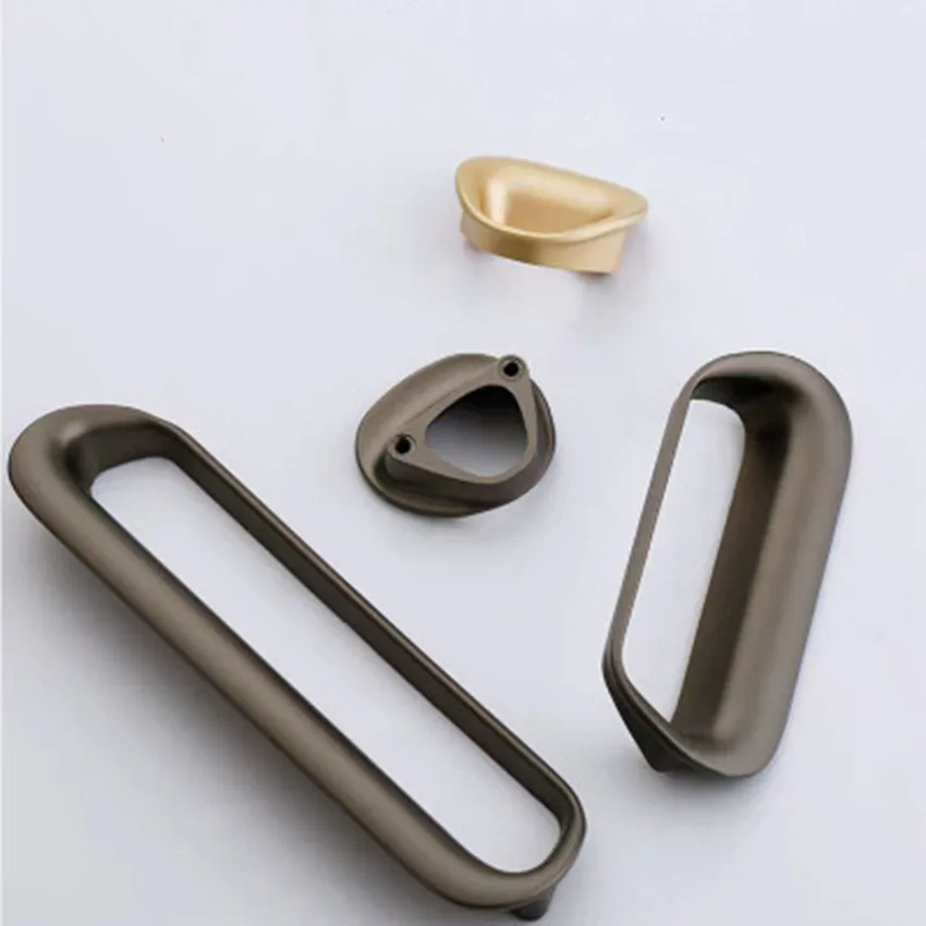 32 96 160mm modern simple pearl black drawer tv cabinet cupboard knob pull matte gold kitchen cabinet dresser door handle