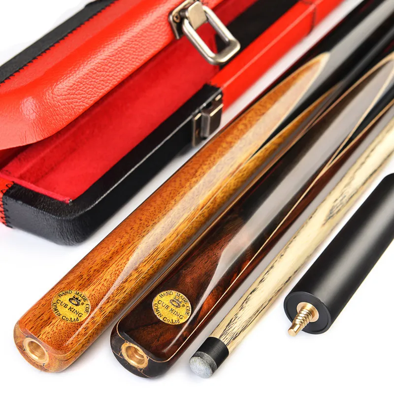 

3/4 Chinese Snooker Cue Stick Omin Cue King Series 11.5mm Tip Ash Shaft Brass Joint Solid Wood Butt Handmade Billiard Pool Cue