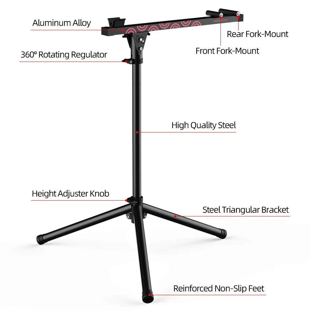 ThinkRider BT200 Bike repair stand Trainer Desk Bicycle Rack Holder  Storage Work Stand Professional